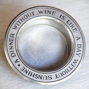 Wilton Armetale Wine Bottle Coaster